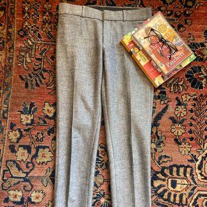 Ann Taylor Grey Stretch Wool Pants | Size 4 (altered)